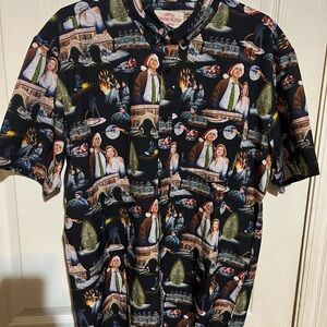 RSVLTS Men’s XL Christmas Vacation Short Sleeve Shirt